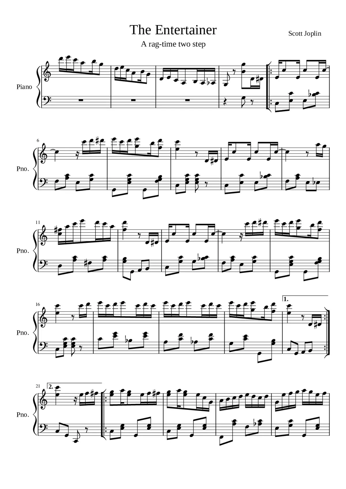 the entertainer - Page 1