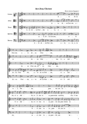 Ave Jesu Christe