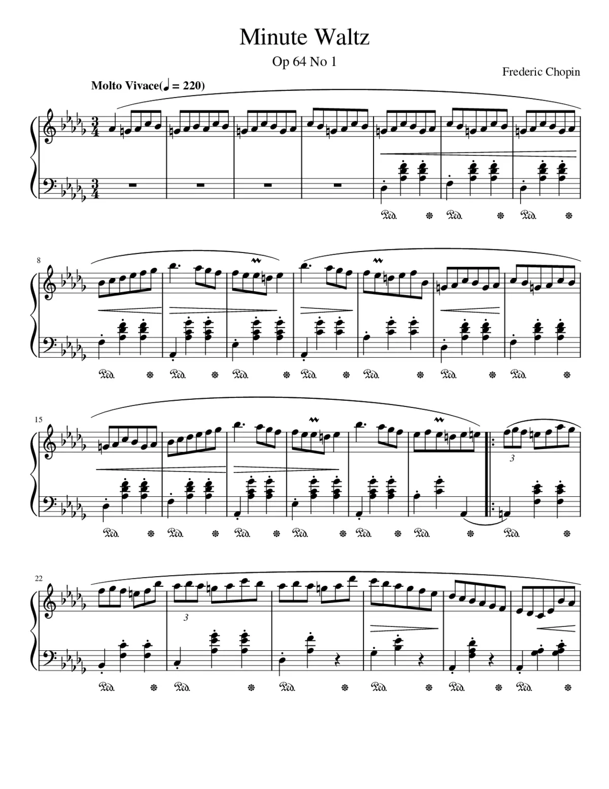 Waltzes Op.64 - Page 1