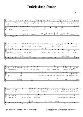 Dulcissime frater