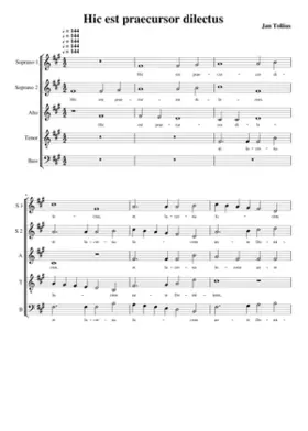 Hic est praecursor dilectus