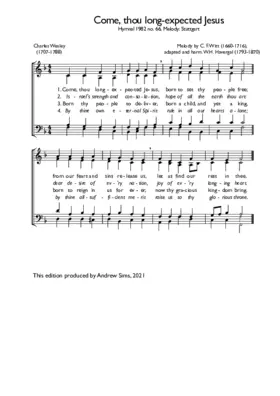 Come, thou long-expected Jesus