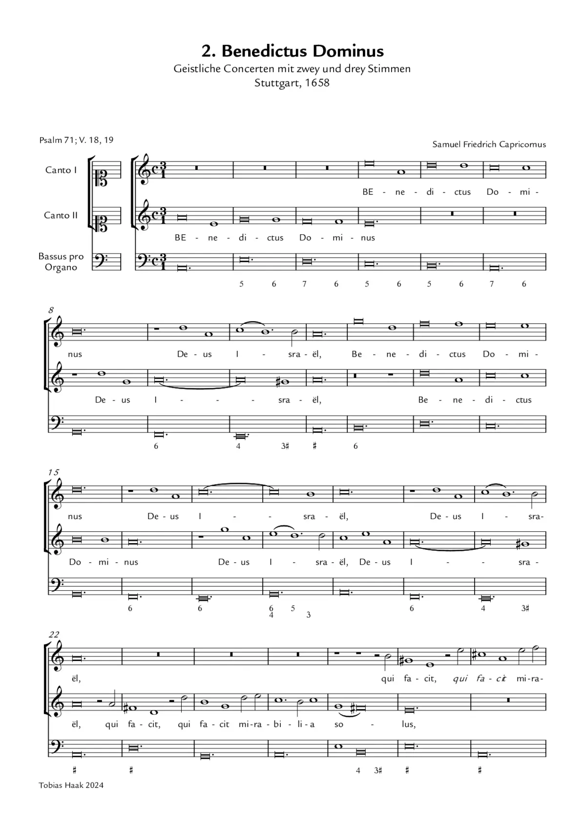 Benedictus - Page 1