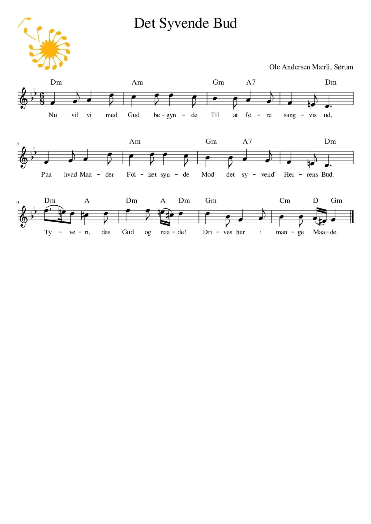 Det Syvende Bud - Page 1