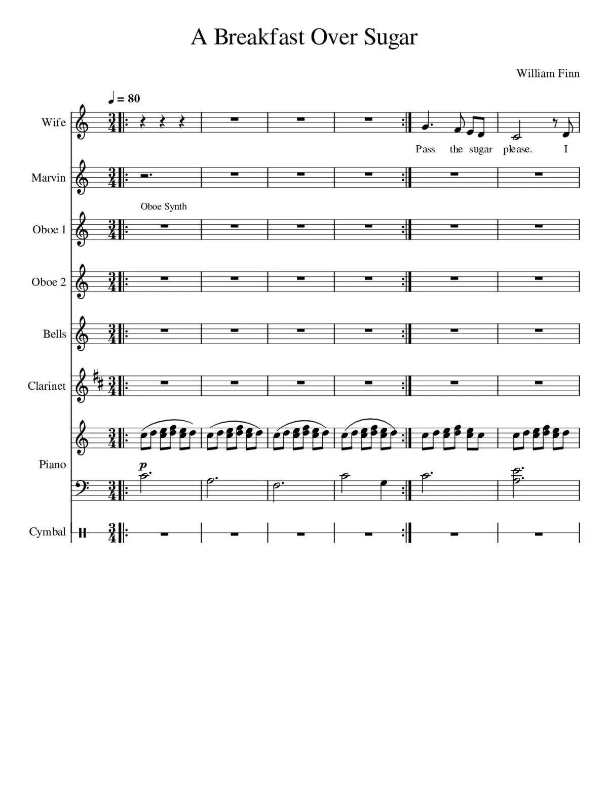 A Breakfast Over Sugar - Page 1