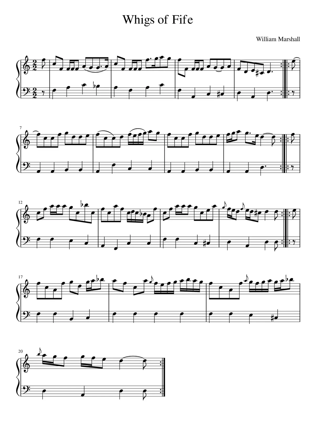 Whigs of Fife - Page 1