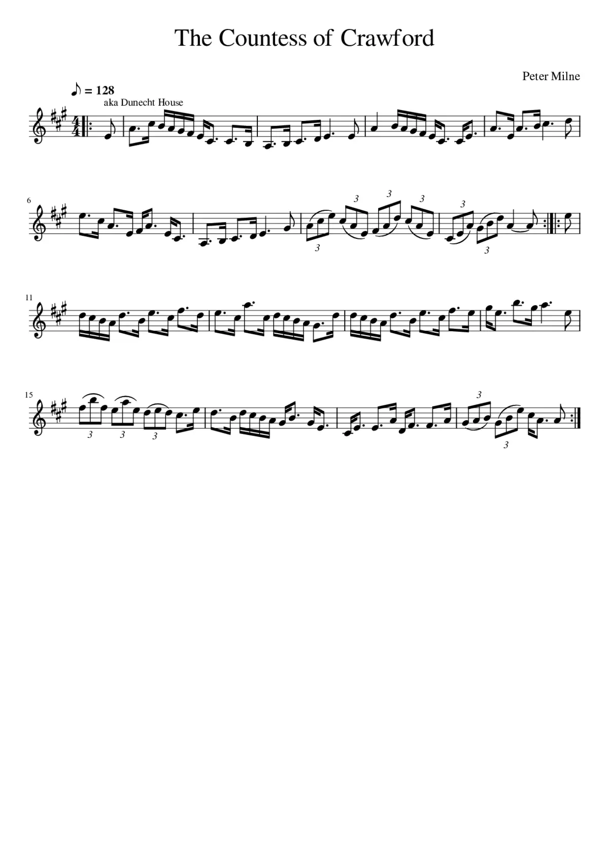 The Countess of Crawford - Page 1