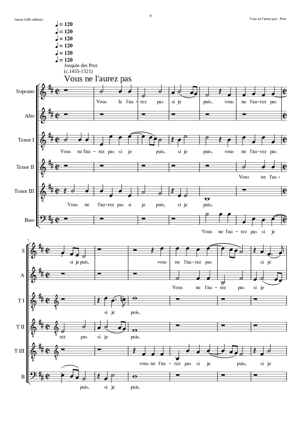 Vous ne l'aurez pas - Page 1