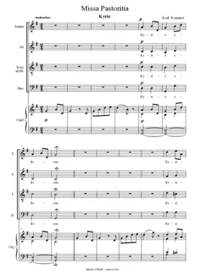 Missa Pastoritia in G