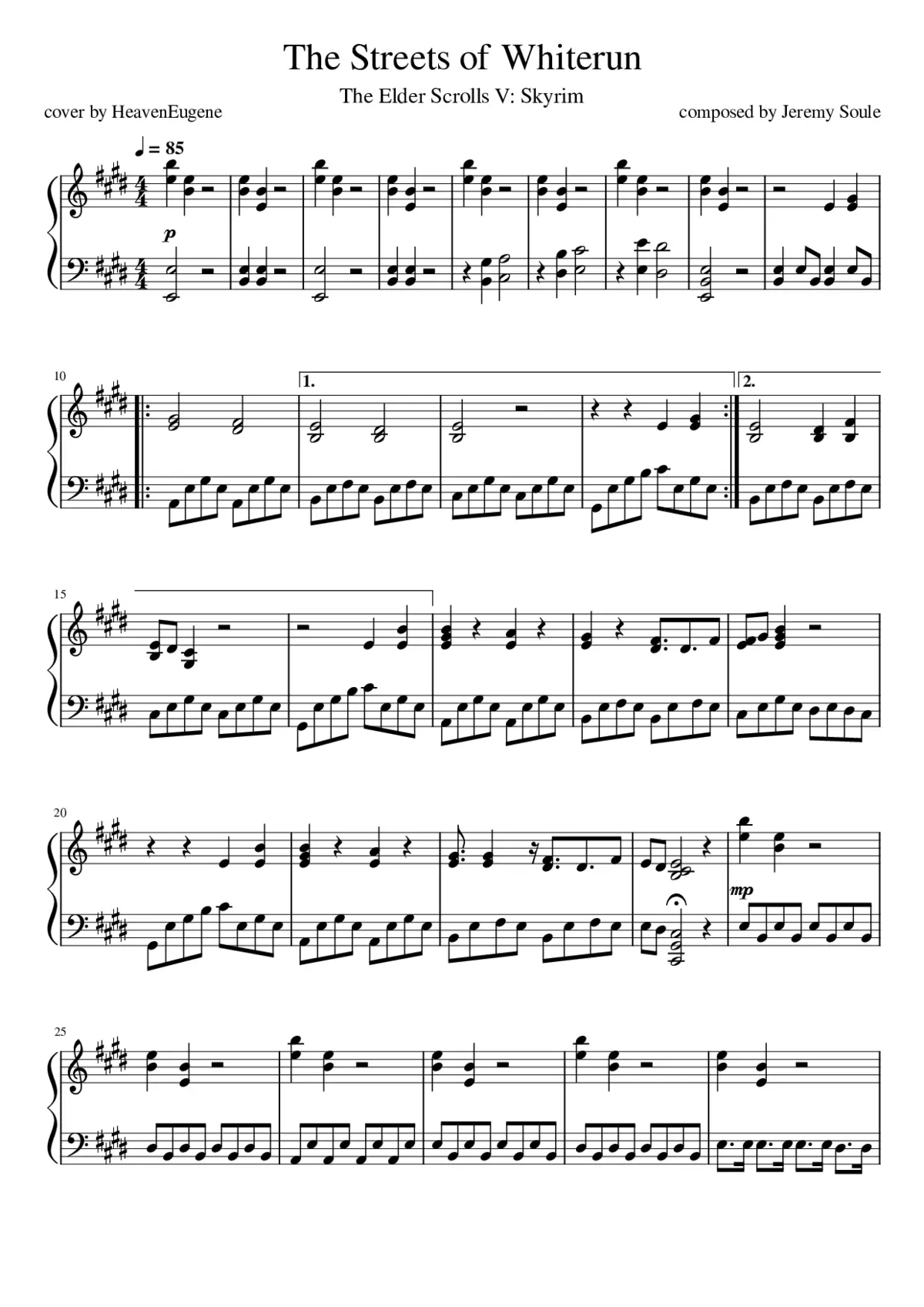 Streets of Whiterun - Page 1