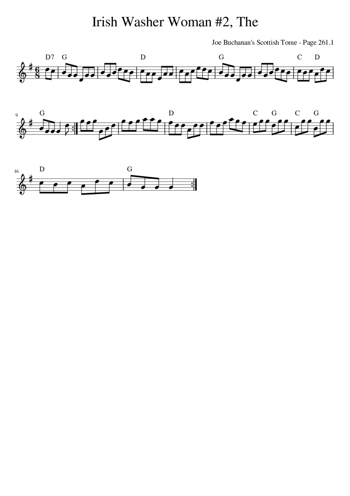 the irish washerwoman - Page 1