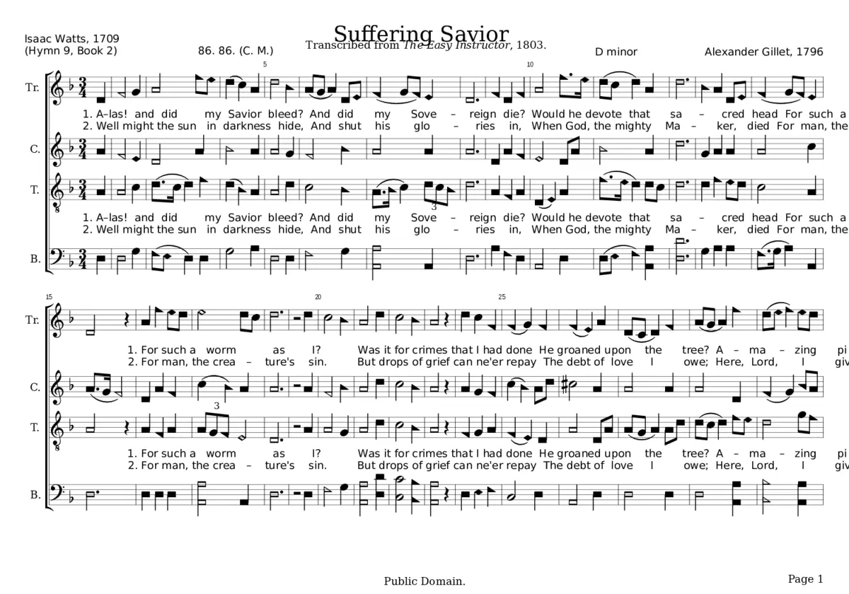 Suffering Savior - Alexander Gillet - Page 1