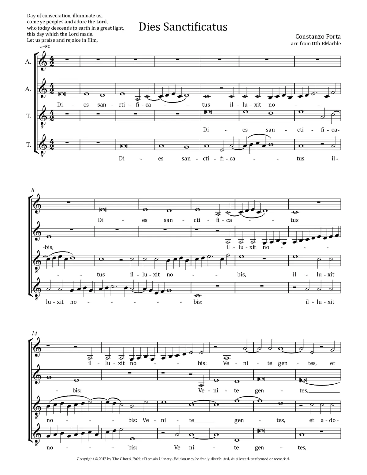 Dies sanctificatus - Page 1