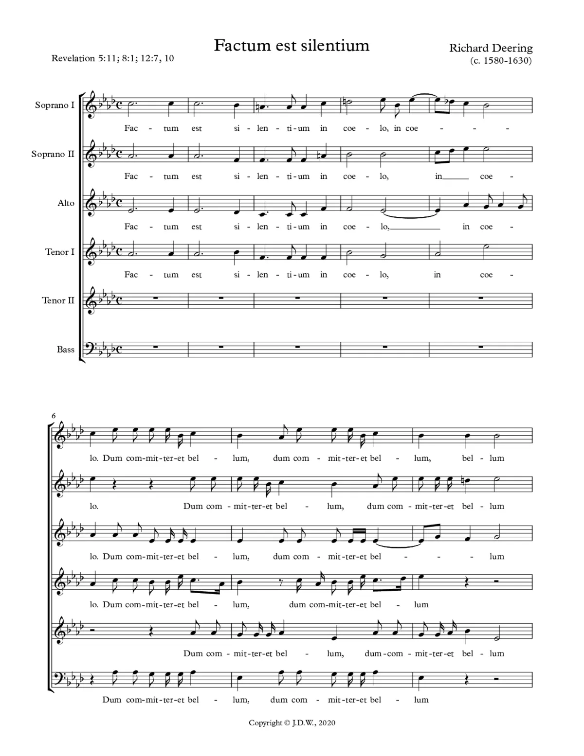 Factum est silentium - Page 1