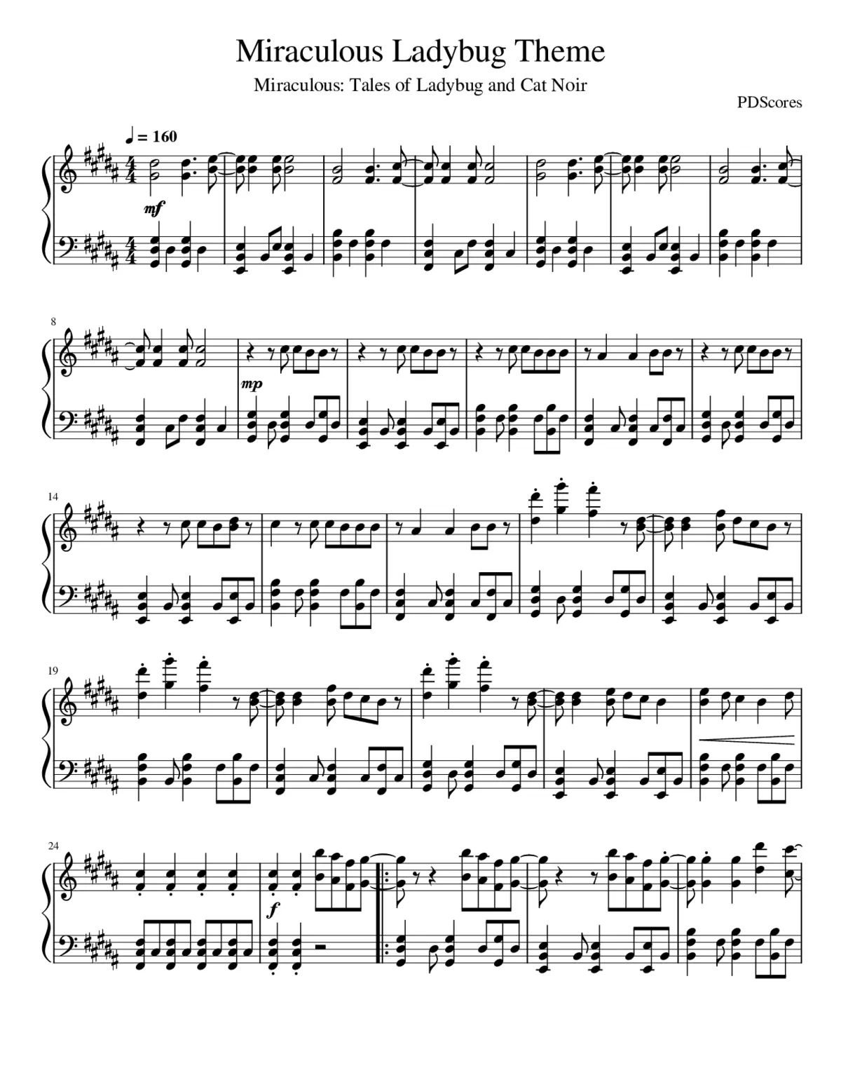 miraculous ladybug theme - Page 1