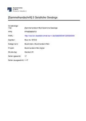 Magnificat in E-flat major