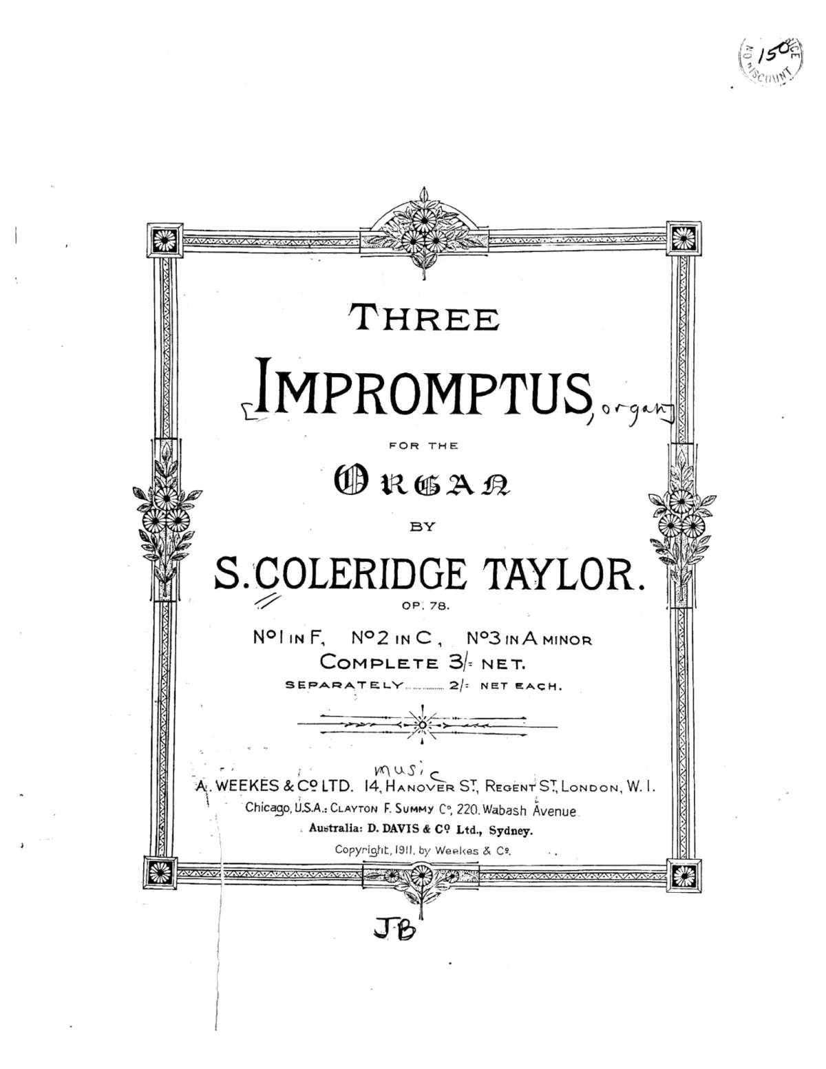 3 Impromptus - Page 1