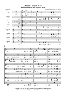 Attendite, popule meus