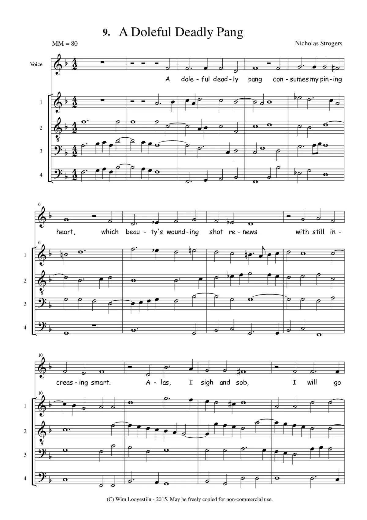 A doleful deadly pang - Page 1