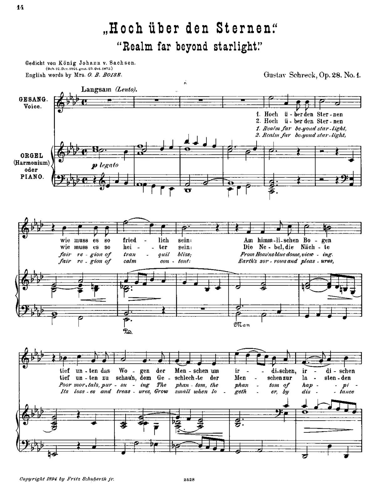 3 Geistliche Lieder - Page 1