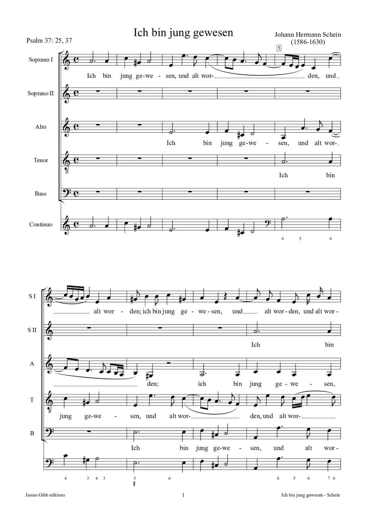 Ich bin jung gewesen - Page 1