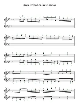 Invention in C minor BWV 773
