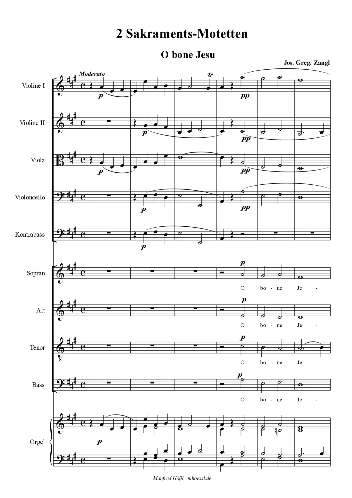 2 Sakramentsmotetten - Page 1