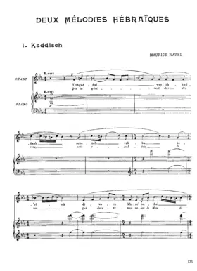 2 Mélodies hébraïques
