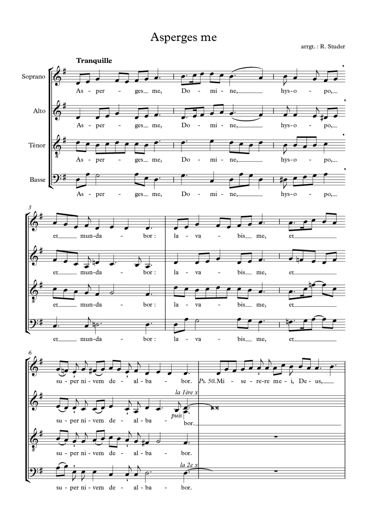 Asperges me - Page 1