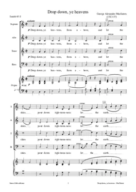 Drop down, ye heavens