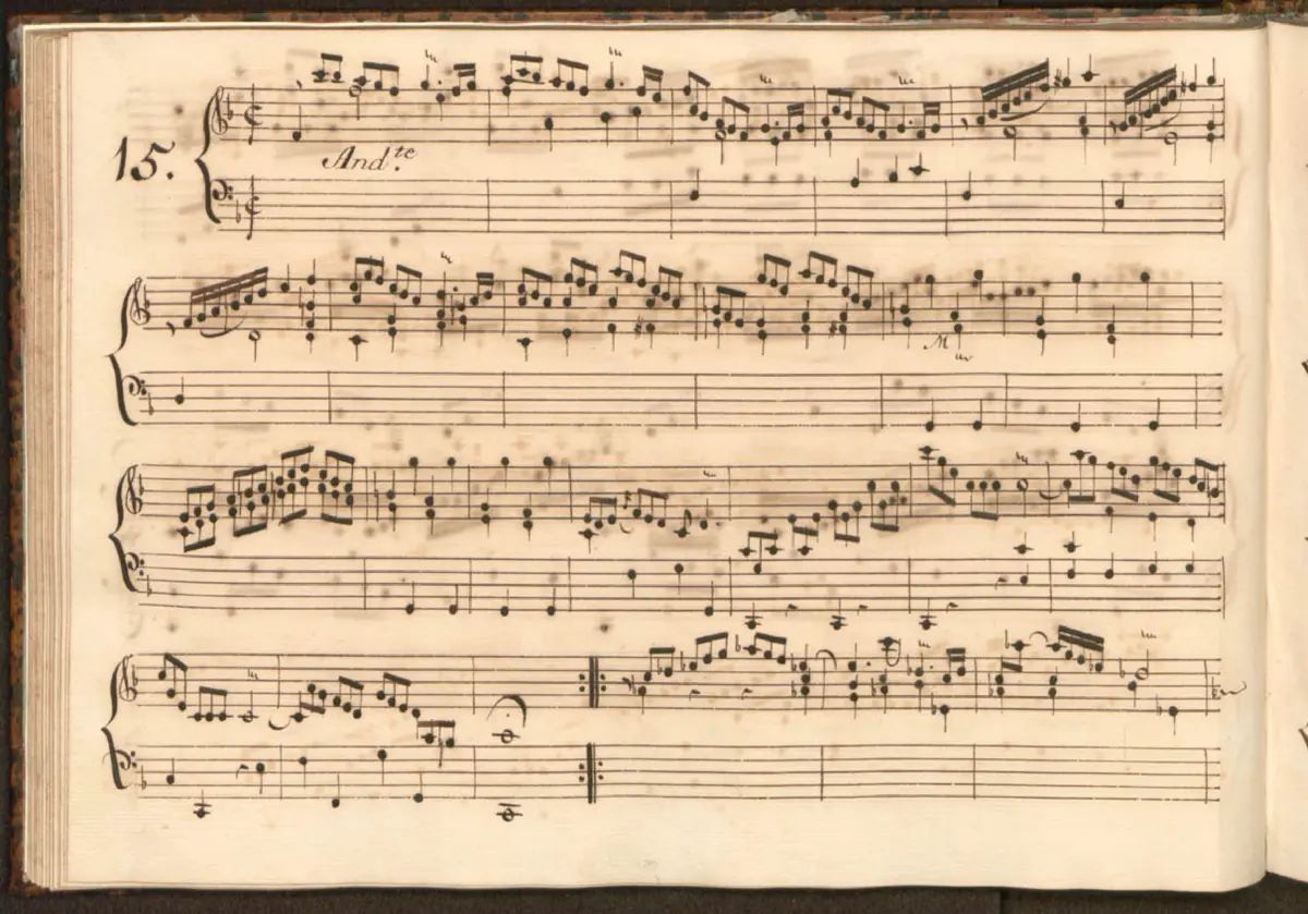 Keyboard Sonata in F major - Page 1