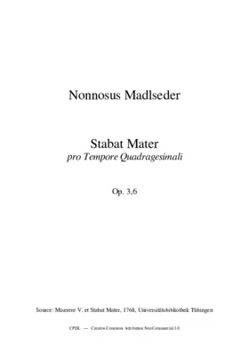 Stabat Mater, Op. 3,6