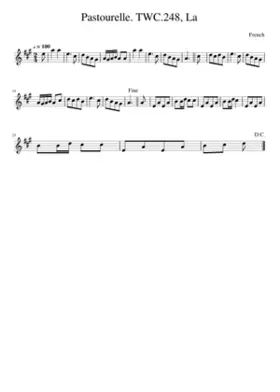 Pastourelle. TWC.248 La