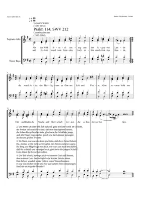 Als das Volk Israel auszog SWV 212