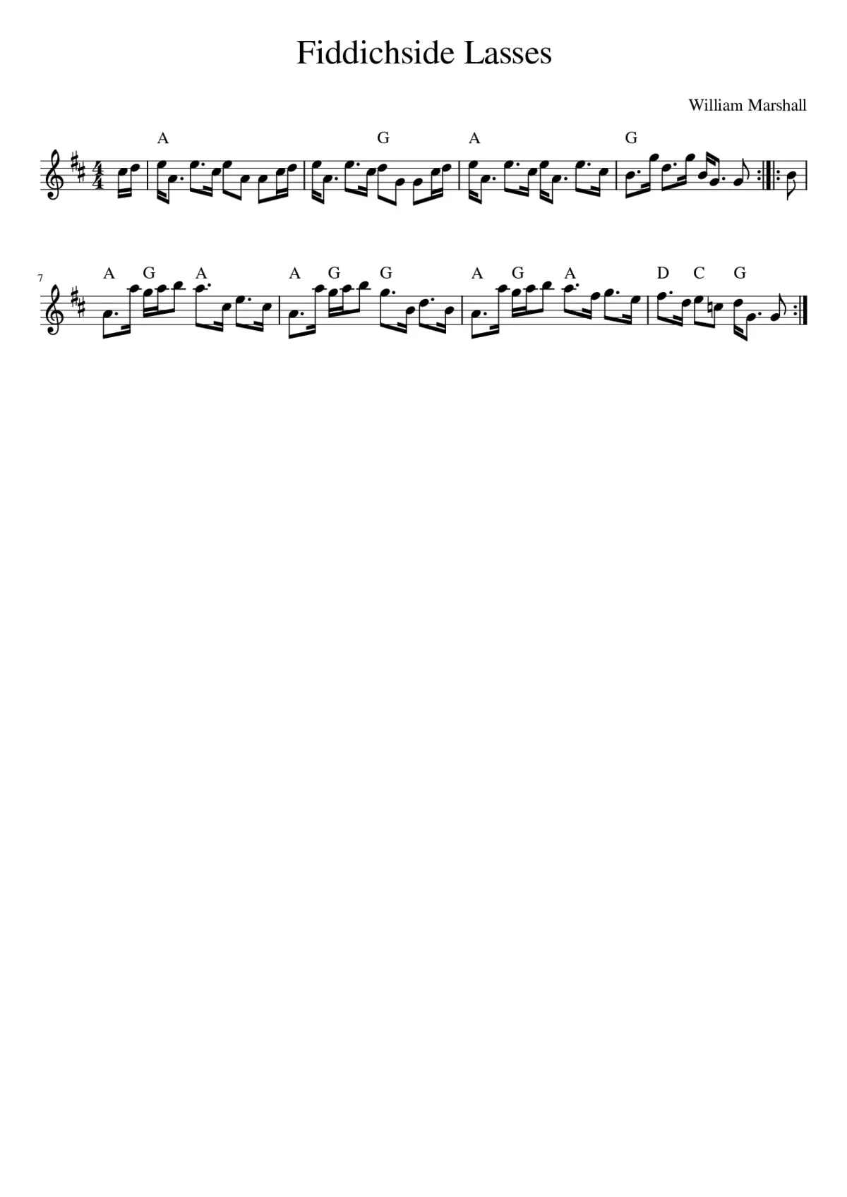 Fiddichside Lasses - Page 1