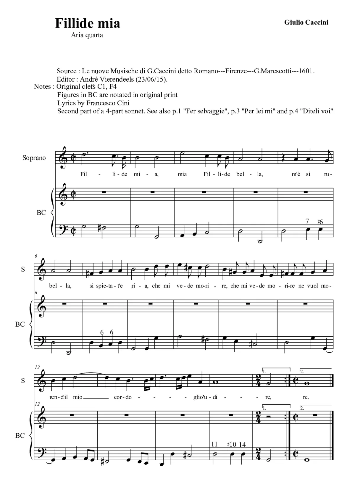 Fillide mia - Page 1