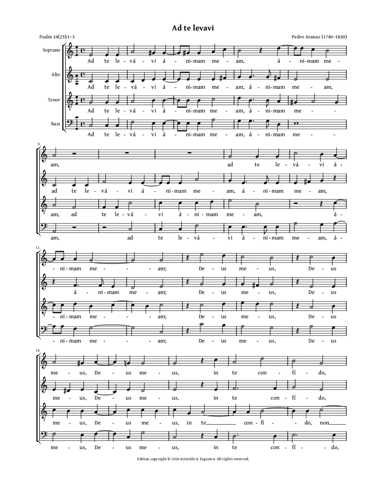 Ad te levavi - Page 1