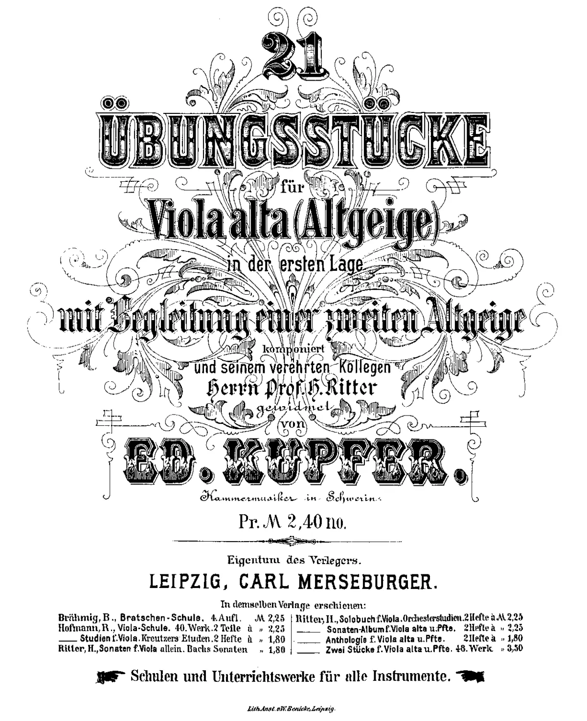 21 Übungsstücke - Page 1