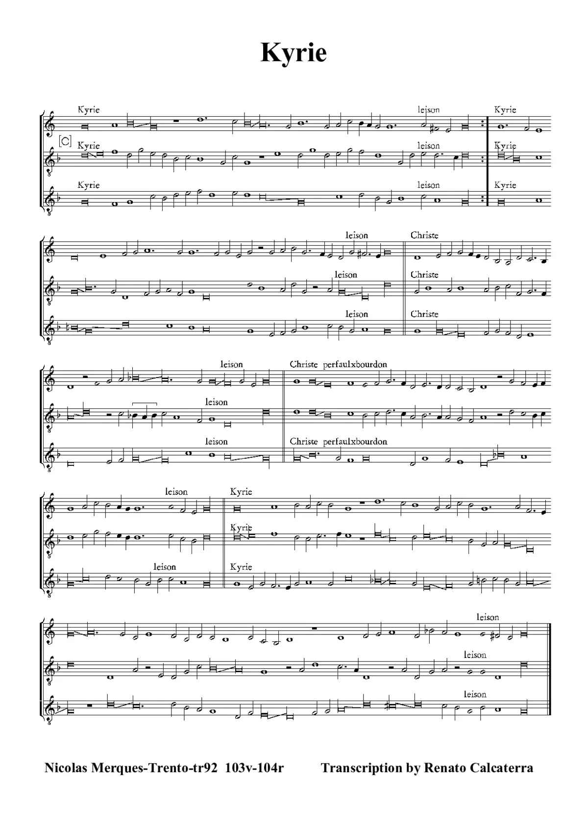 Kyrie II - Page 1