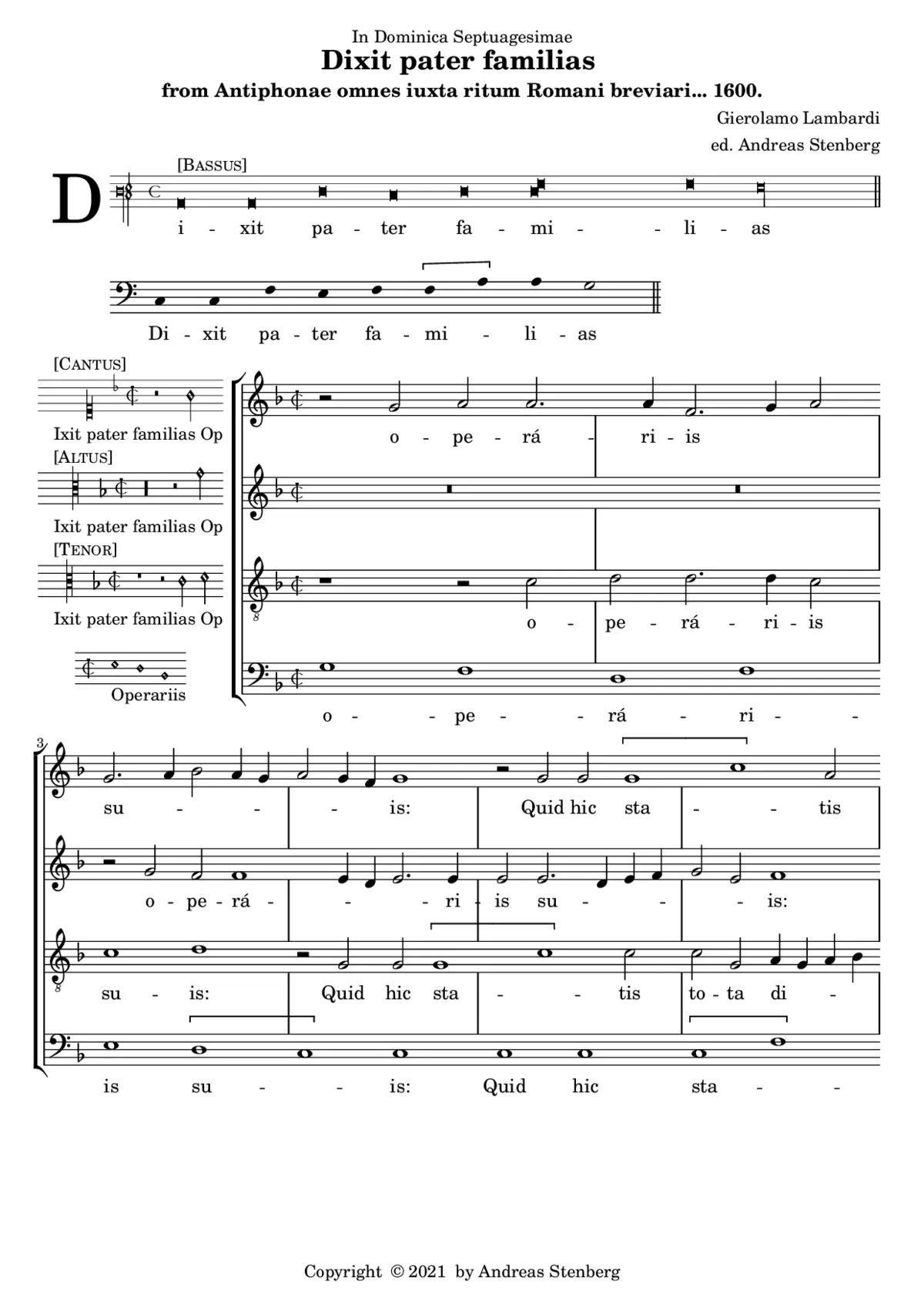 Dixit pater familias - Page 1