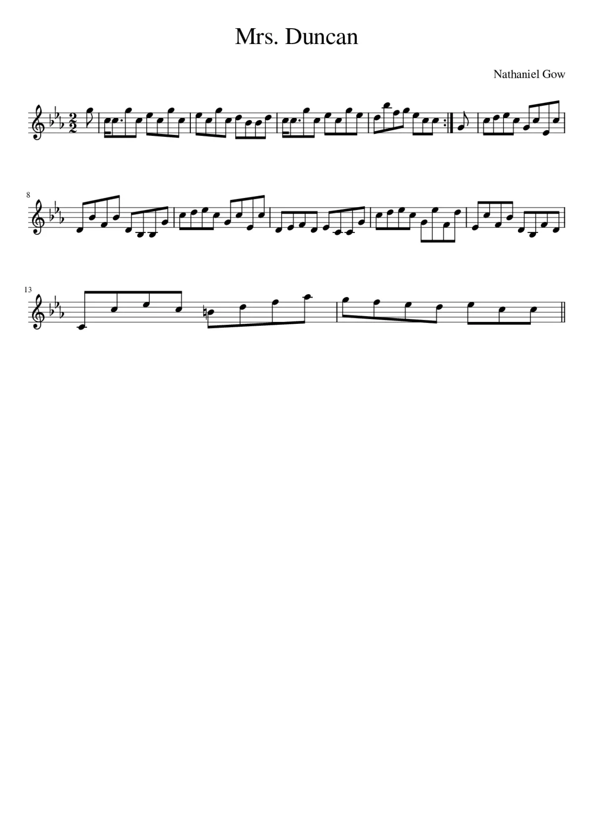 Mrs. Duncan - Page 1