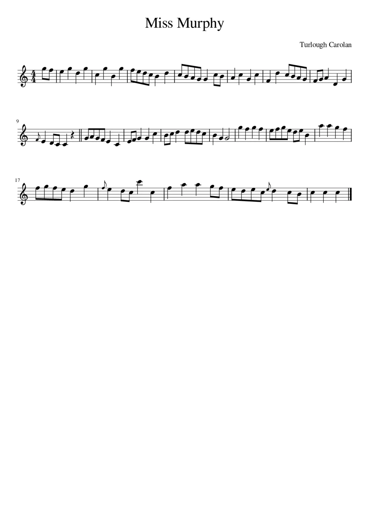 Miss Murphy - Page 1