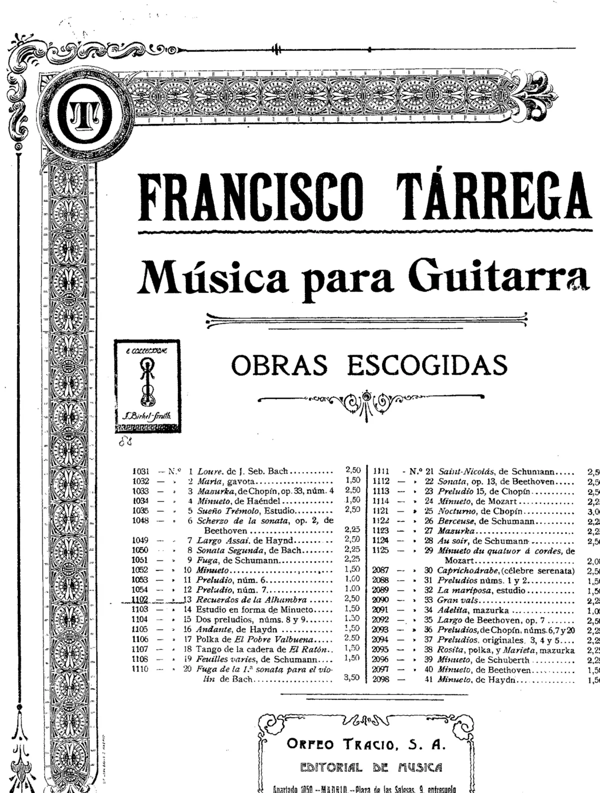Recuerdos de la Alhambra - Page 1