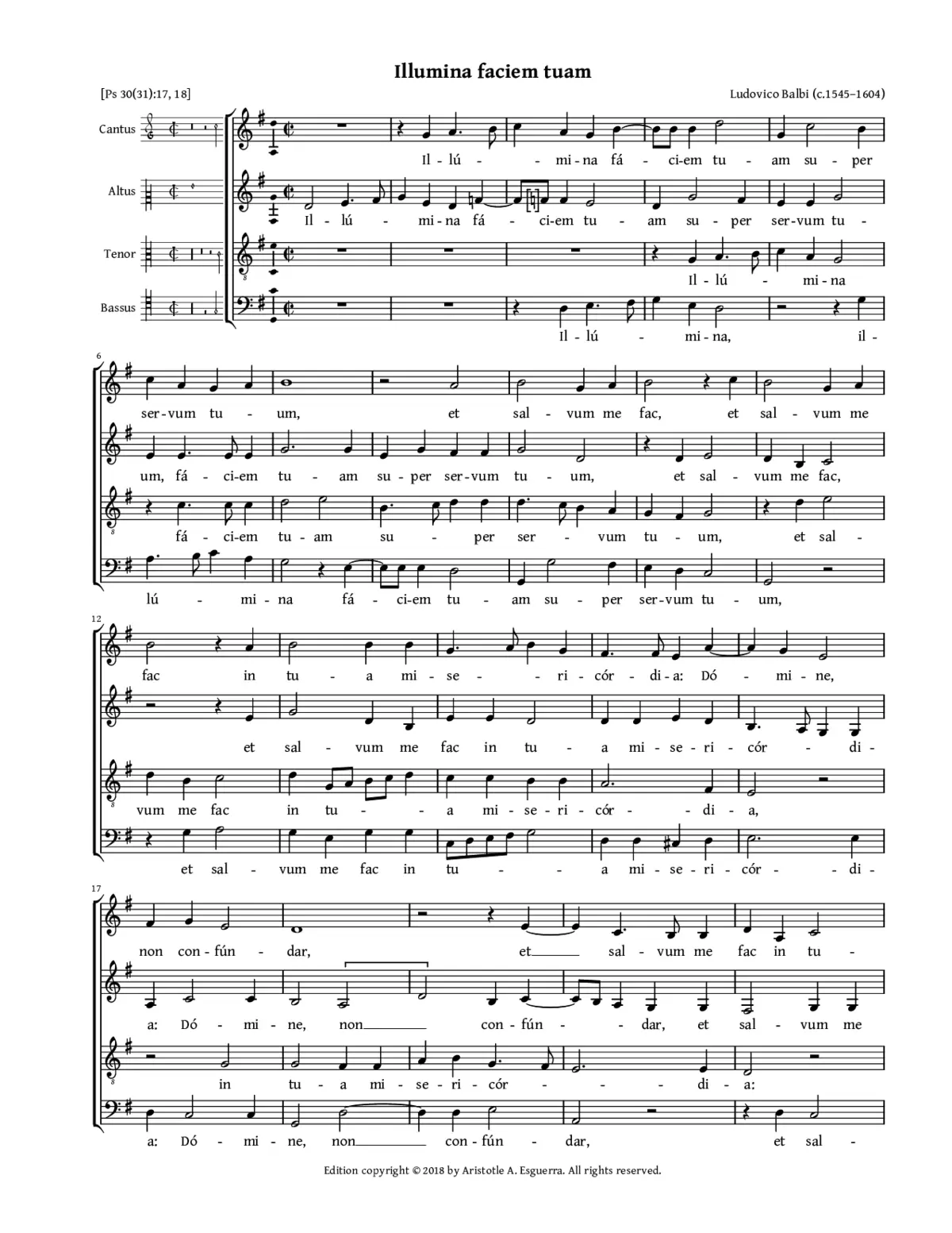 Illumina faciem tuam - Page 1