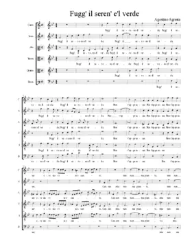 Fugg' il seren' è'l verde