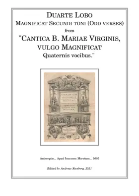 Magnificat secundi toni (odd verses)
