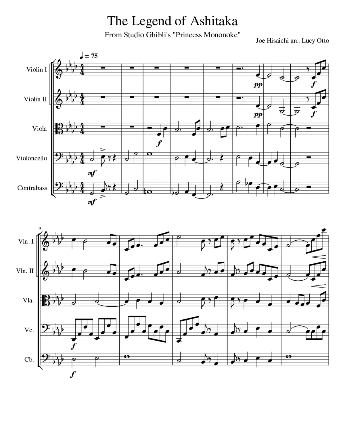 The Legend of Ashitaka - Page 1