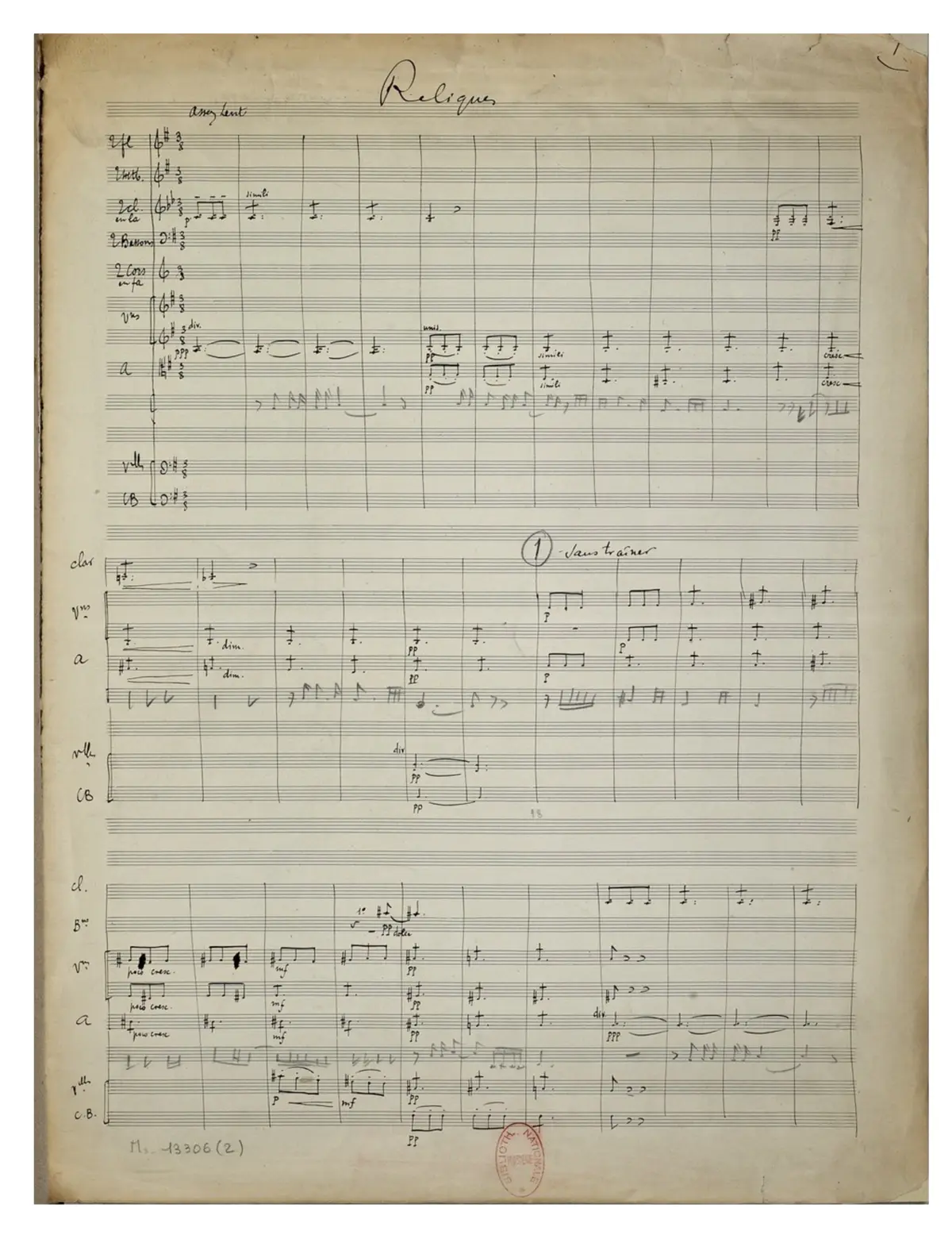 3 Mélodies - Page 1