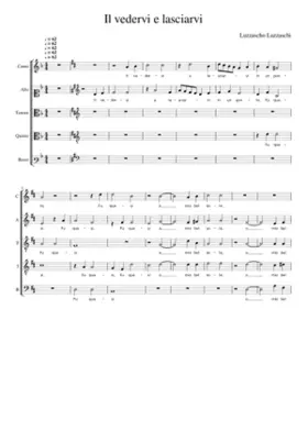 Il vedervi e lasciarvi