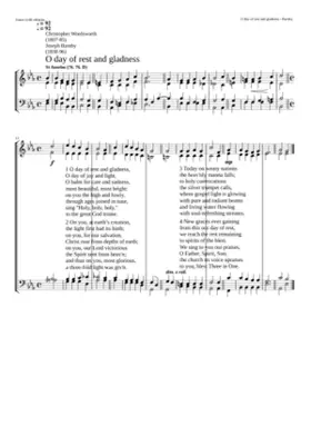 O day of rest and gladness